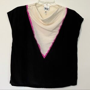 Vintage brijo Italian Designer Silk Top
